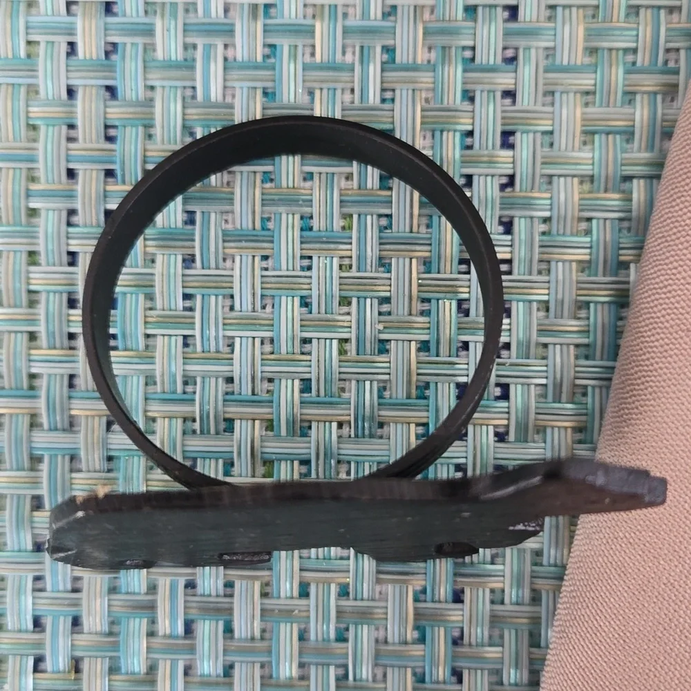 Black Bear metal Napkin Rings - Picture 3 of 7